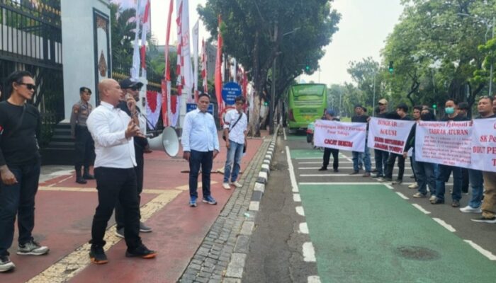 Genpar Geruduk Kemendagri, Desak Pj Bupati Bogor Dicopot Buntut Perpanjang Masa Jabatan Dirut Pasar Tohaga.