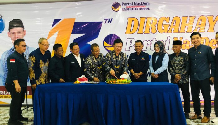 Peringati Milad – 13 Partai Nasdem kabupaten Bogor “Sinergi Membangun Bangsa