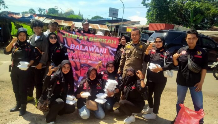 Balawani LSM Harimau Jumat Berkah Di PAC Tajur halang Bojong gede,Bogor