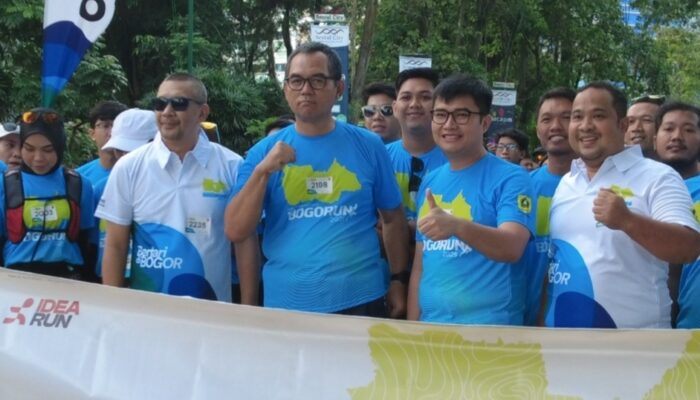 KETUA DPRD KAB.BOGOR SASTRA WINARA DAN SEKDA KAB.BOGOR DUKUNG PENUH BOGOR RUN 2025