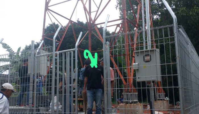 Diduga Tower Belum Memillik Ijin Mulai Berdiri Di Desa Bojonggede
