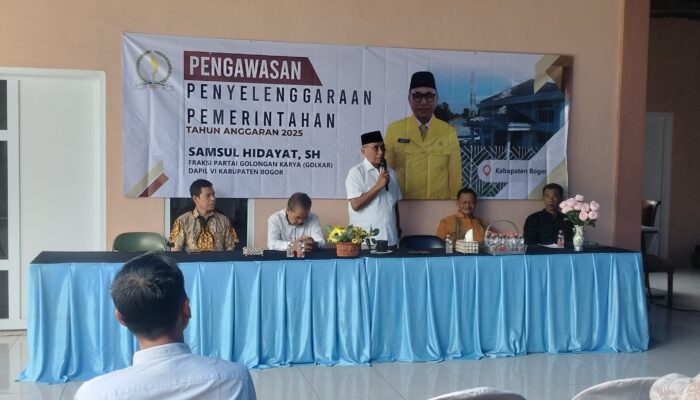 Kunjungan kerja Anggota DPRD Partai Golkar Profinsi Jabar H.Samsul Hidayat ,Sh. Ke Dapil IV Kab Bogor Kecamatan Citereup Desa puspasari.