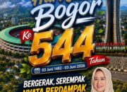 FRAKSI PARTAI GRINDRA HJ.NURHAYATI S.Ag MENGUCAPKAN SELAMAT HARI JADI BOGOR KE 544 Bergerak Serempak nyata berdampak!