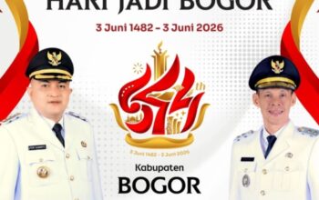 SELAMAT HARI JADI BOGOR KE 544 BERGERAK SEREMPAK NYATA BERDAMPAK