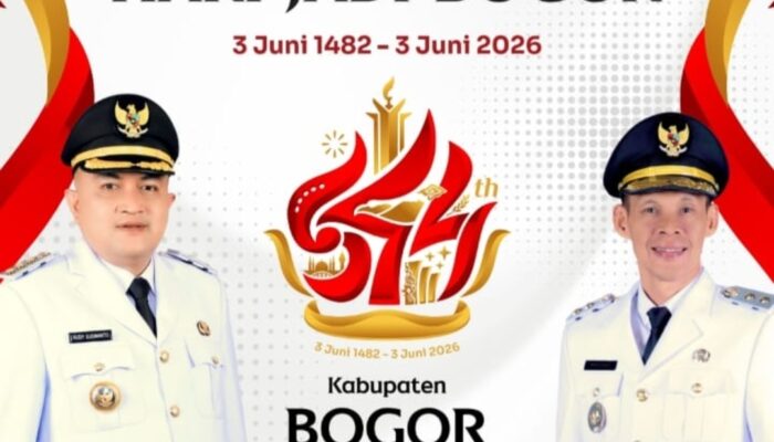 SELAMAT HARI JADI BOGOR KE 544 BERGERAK SEREMPAK NYATA BERDAMPAK